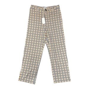 Z Supply Pants Kastor Houndstooth Spiced Rum Size Large Yellow and Black